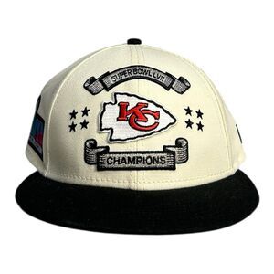 Kansas City Chiefs Super Bowl LVII Champions New Era Snapback Hat NEW
